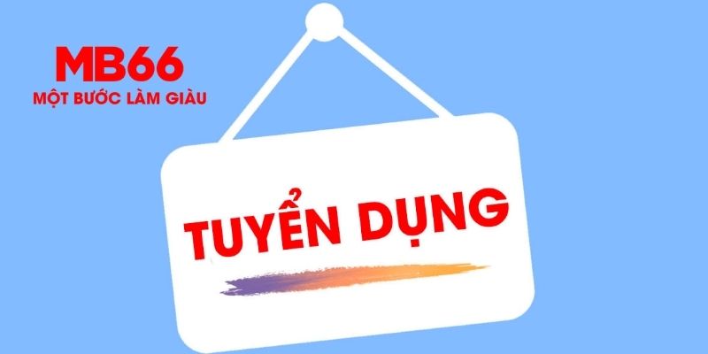 Các vị trí tuyển dụng MB66 phổ biến tại nhà cái